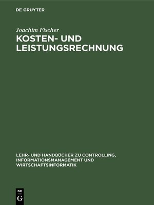 cover image of Kosten- und Leistungsrechnung